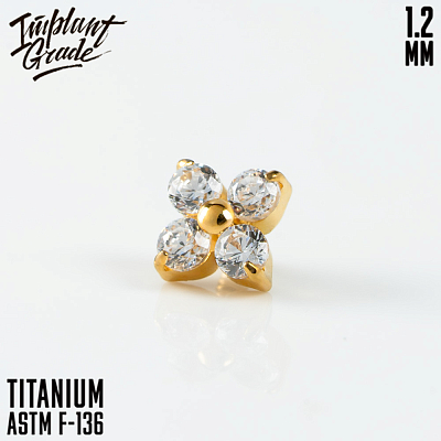 Накрутка Мили золото 1.2 мм